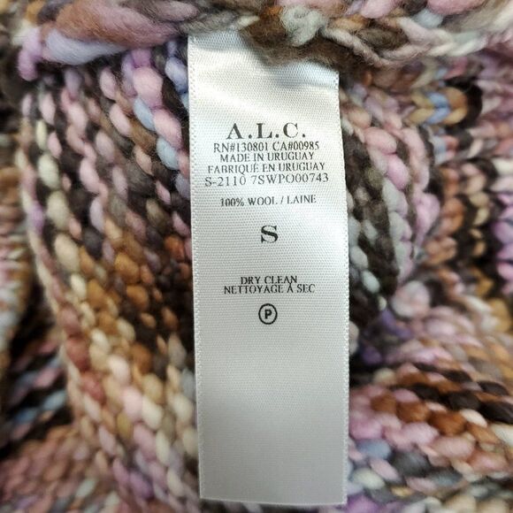A.L.C Harper Marled Turtleneck Pullover Sweater - Picture 11 of 11